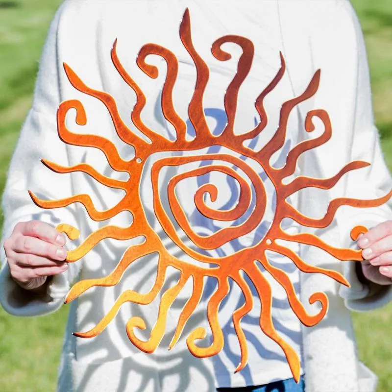Metal Sun Decoration