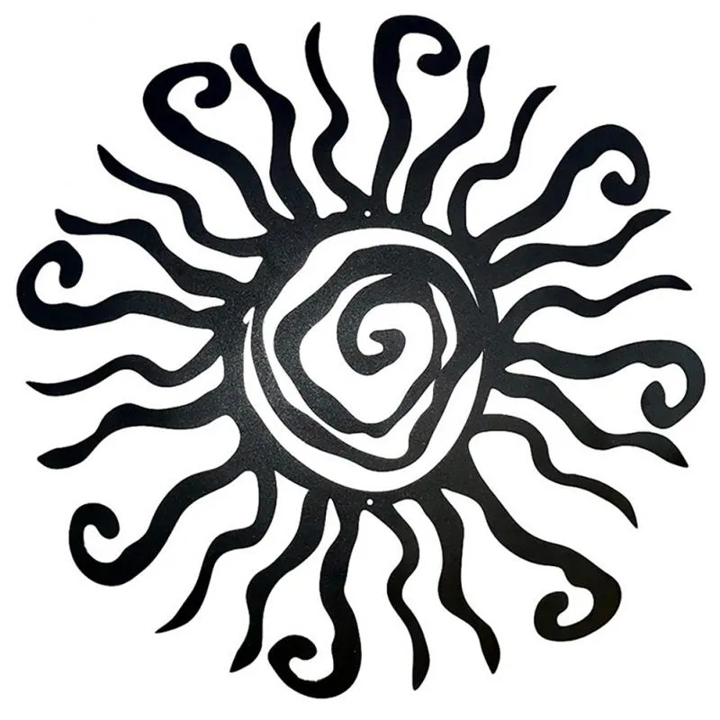 Metal Sun Decoration