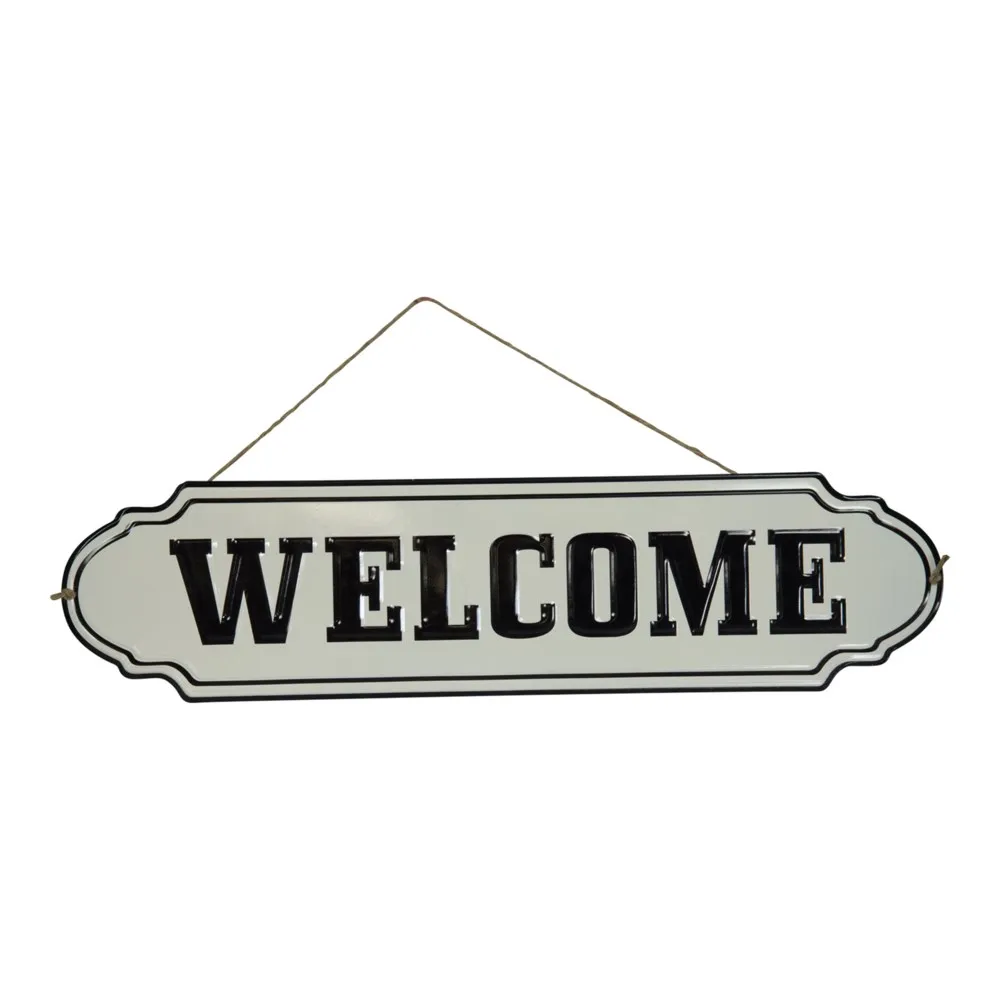 Metal Welcome Sign