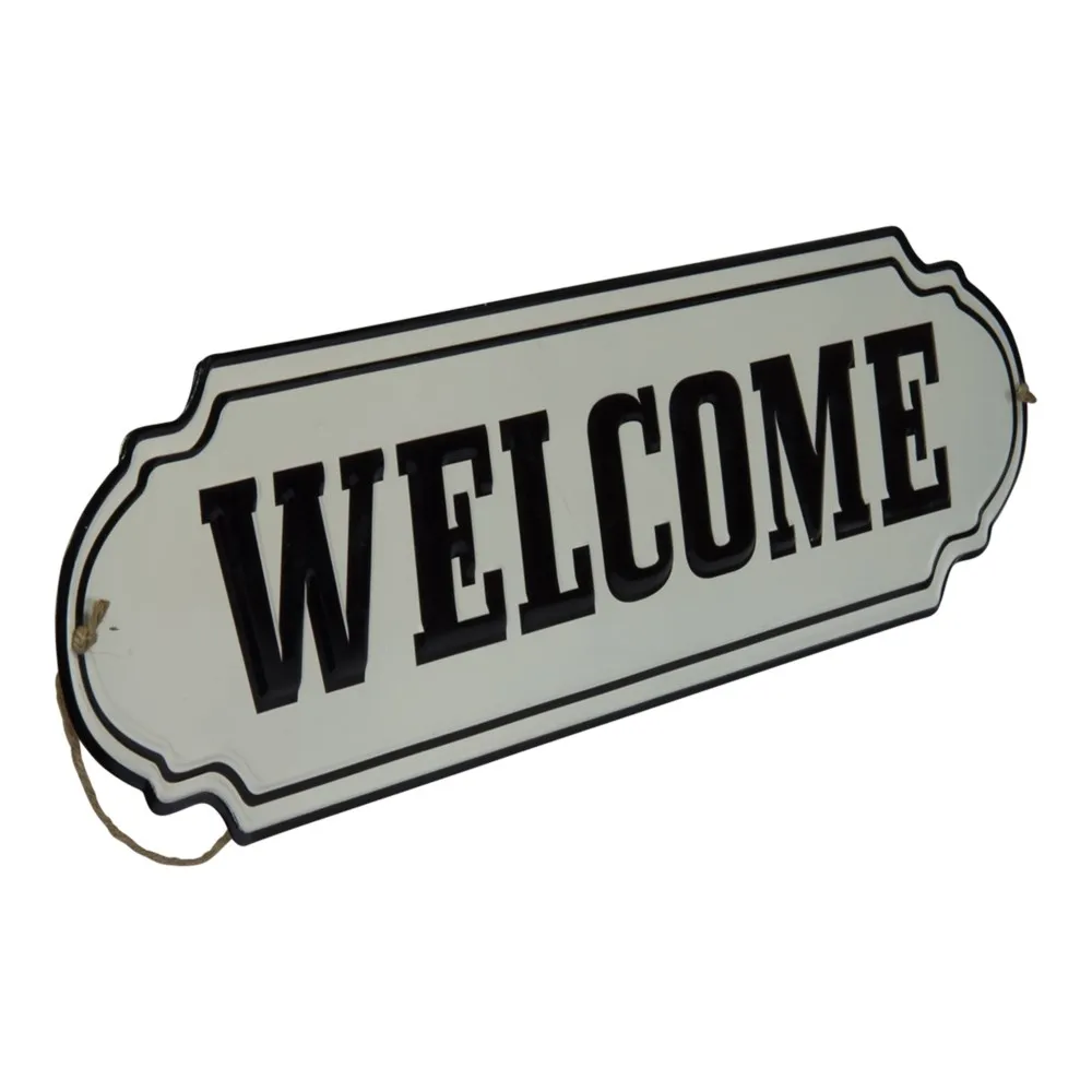 Metal Welcome Sign