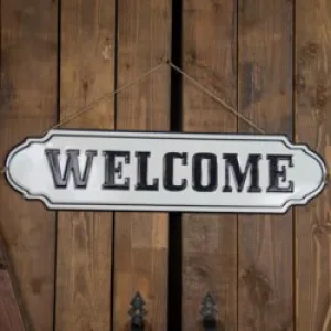 Metal Welcome Sign