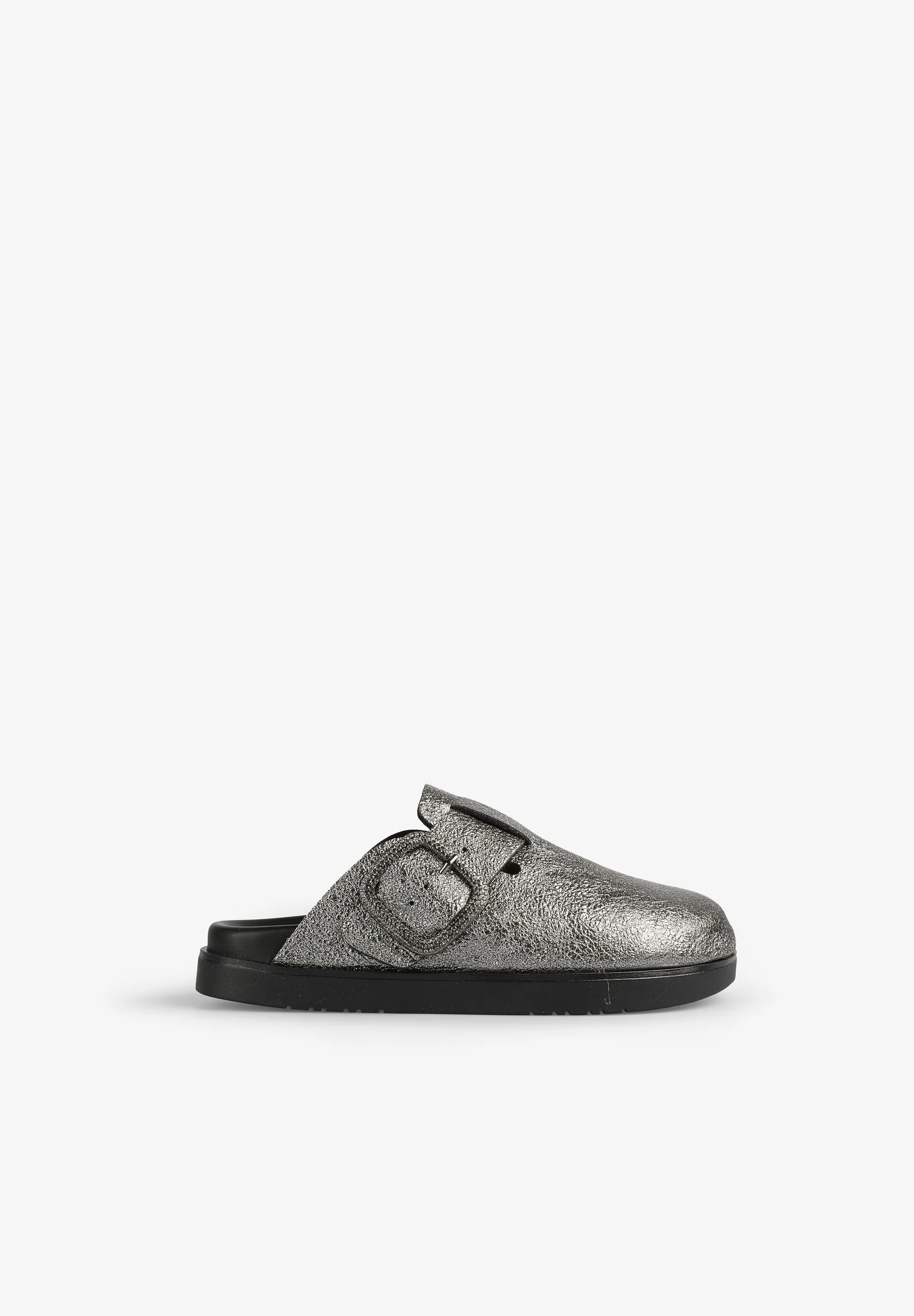 METAL ZUECO SANDAL