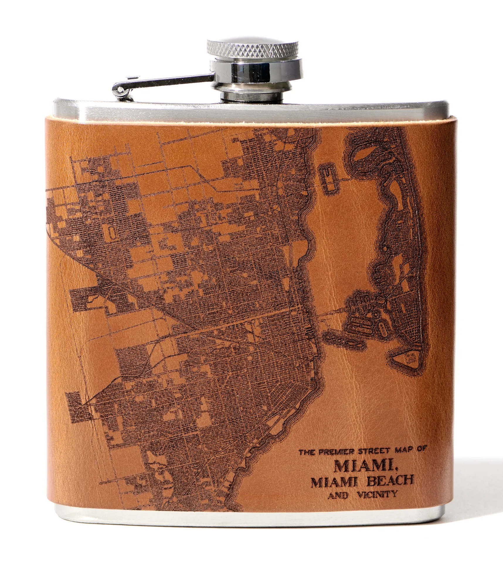Miami Map Flask
