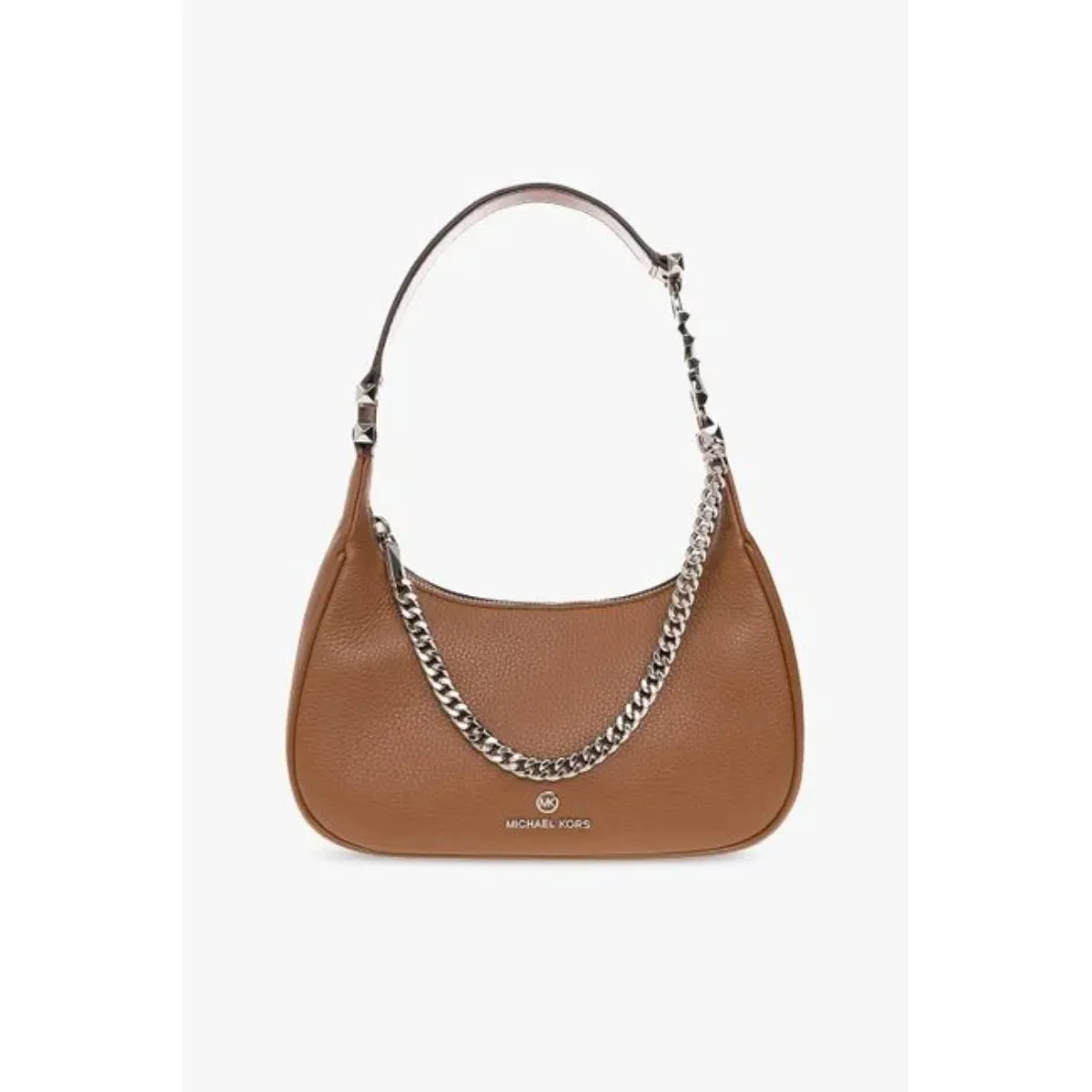 Michael Kors Piper Monogram Shoulder Bag In Brown/ Luggage - 32F2G91C1B