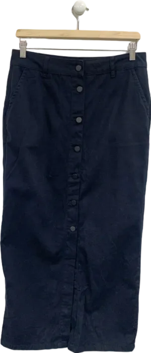 Michelle Keegan Black Button-Down Skirt UK 12