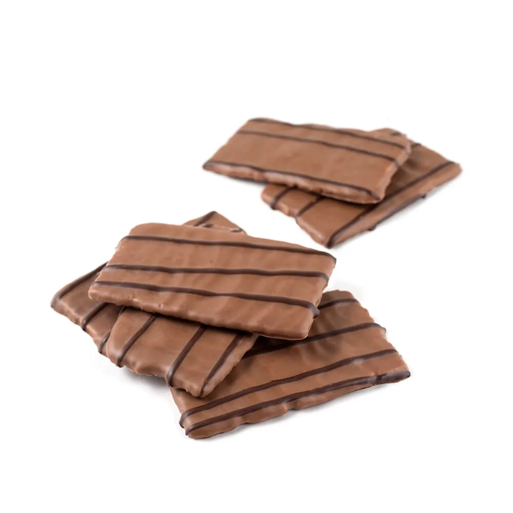 Milk Chocolate Covered Almond Biscuits