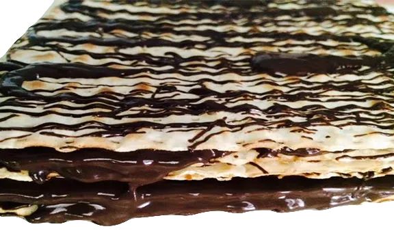 Milk Chocolate Covered Matzo Stack