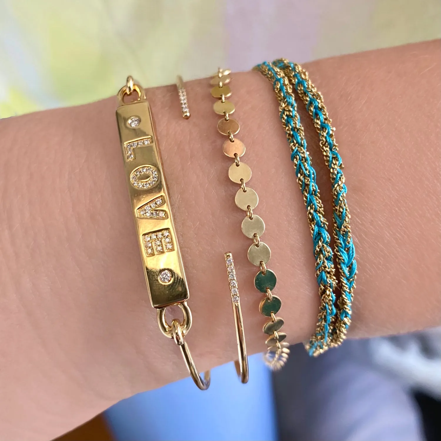 Mini Gypsy Disc Link Bracelet