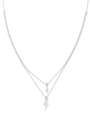 Mini Lightening Bolt Layered Necklace