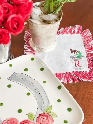 Mint Julep Cocktail napkins-set of 4