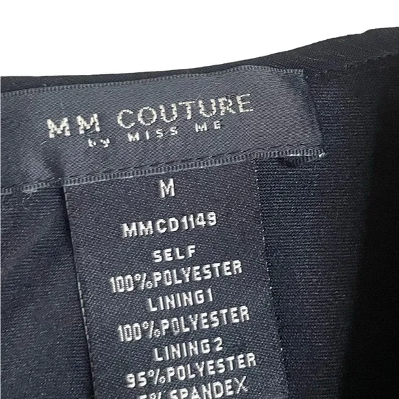 MM COUTURE Black Dress‎ LBD Spring Summer Party Date Festival Easter Casual