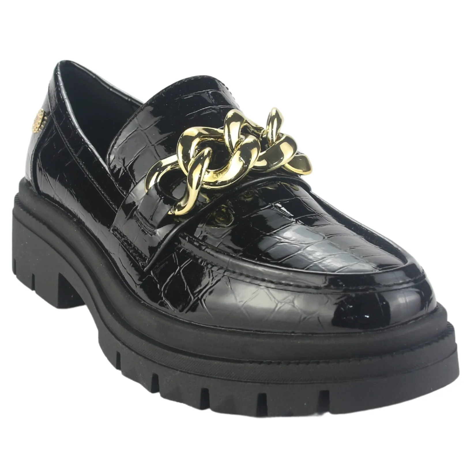 Mocasin Chalada Mujer Selina-7 Negro Casual