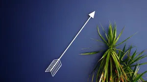 Modern Arrow White