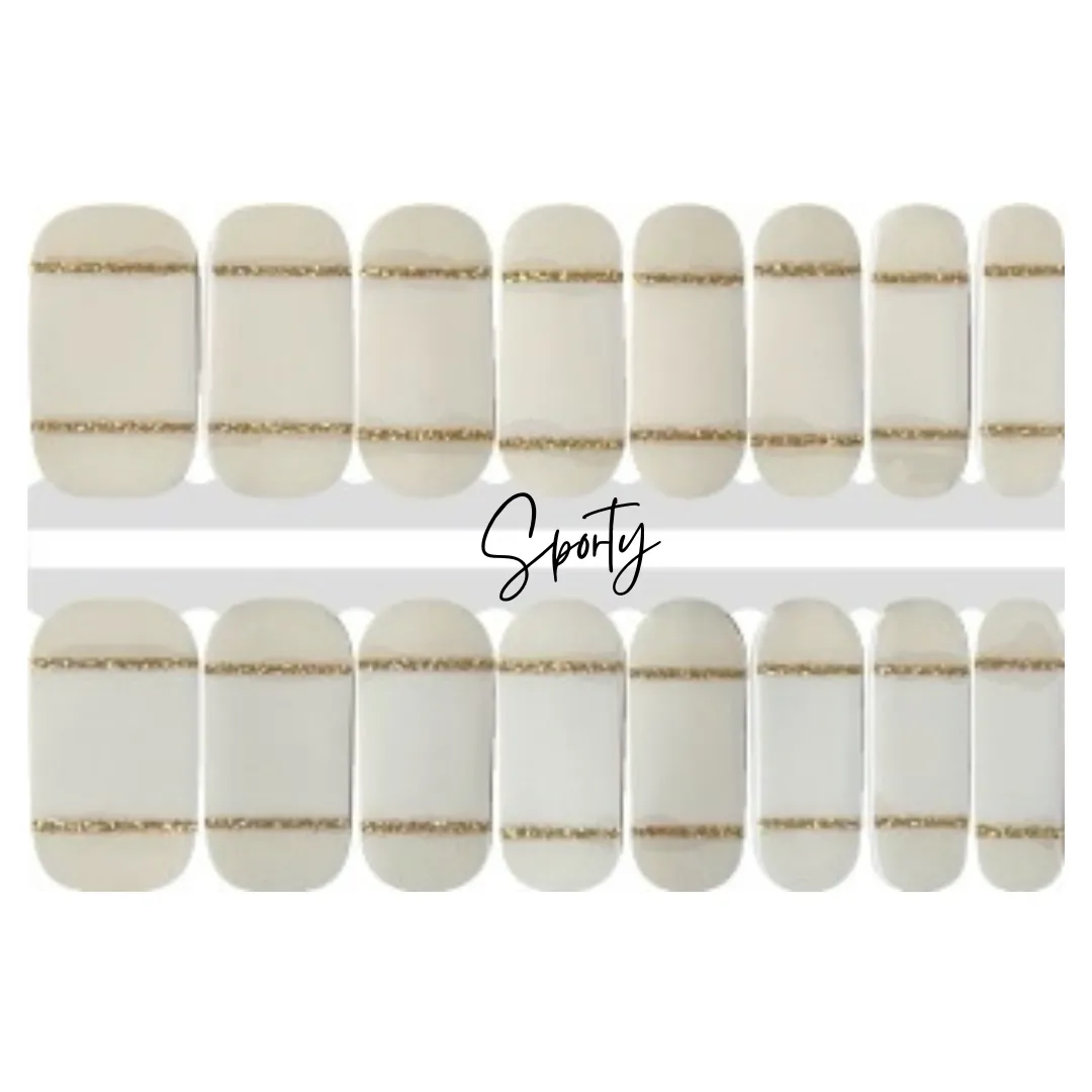 Modern French Tip Nail Wrap | Modern French Manicure