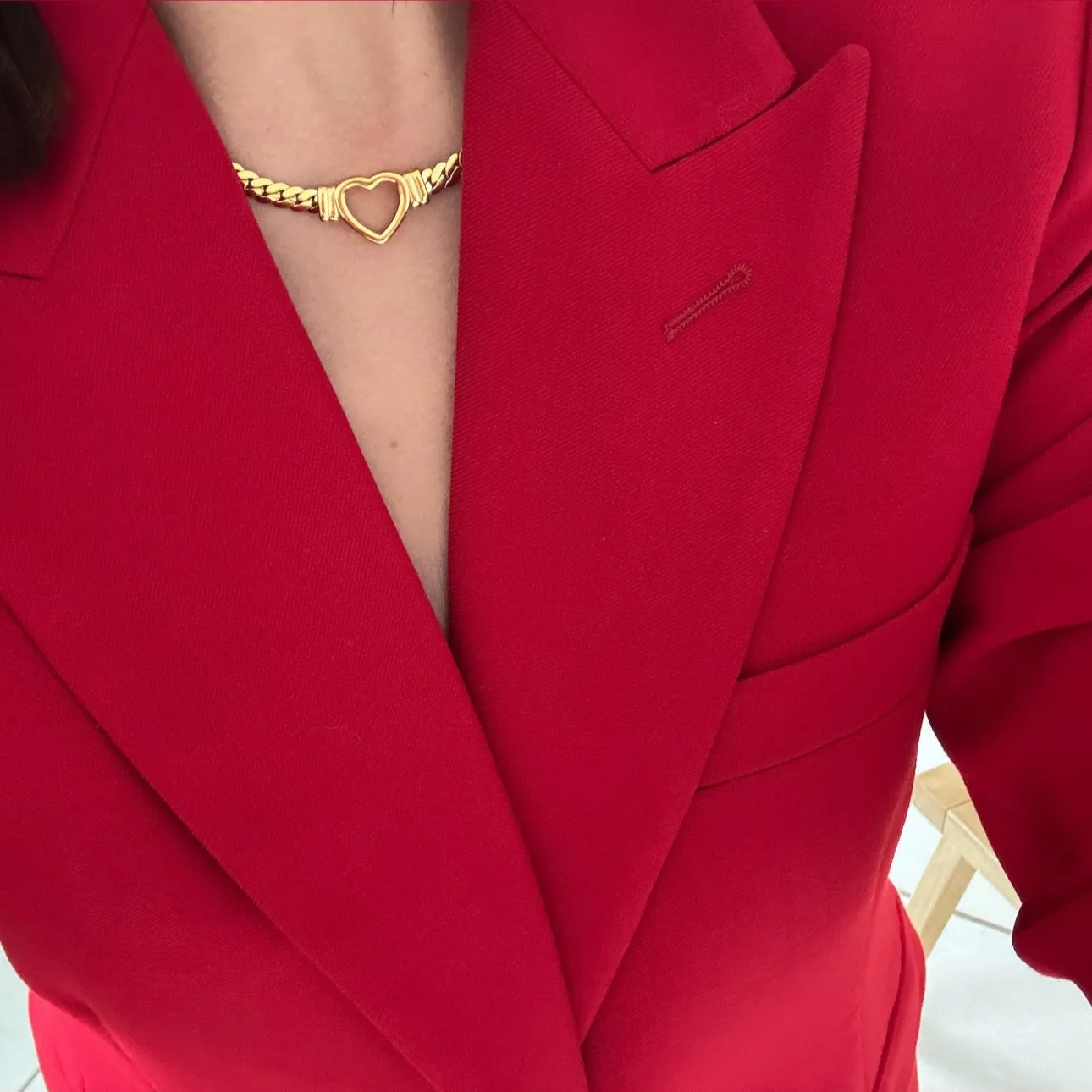 Modern Heart Necklace
