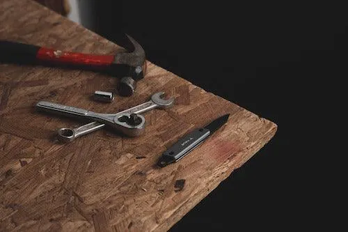 MODERN KEY CHAIN KNIFE - Grey