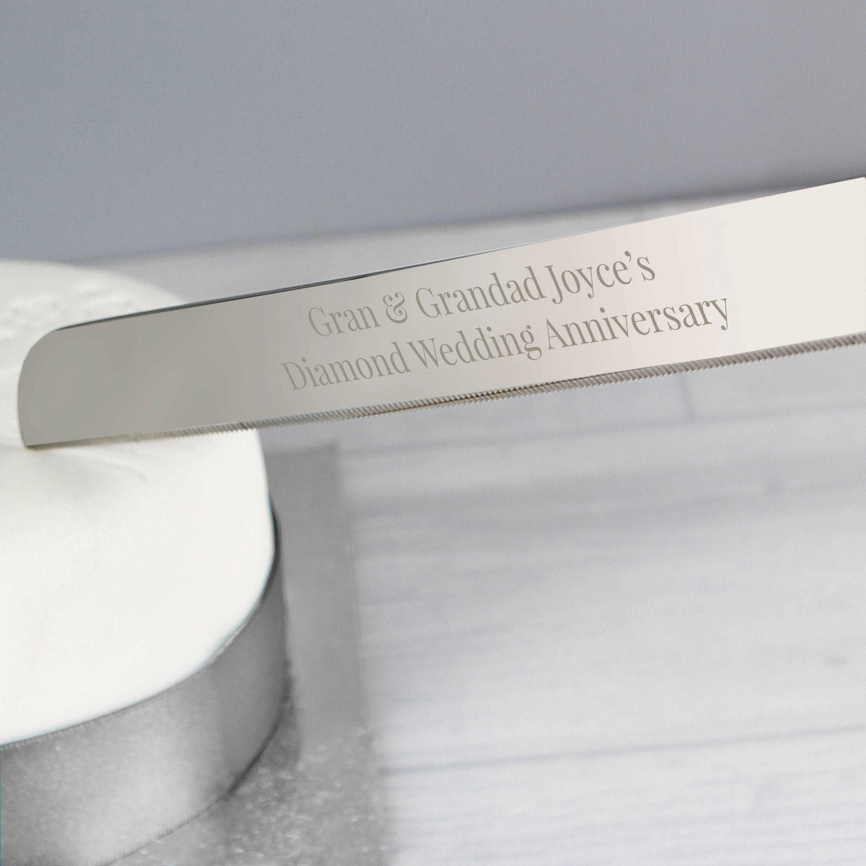 Modern Personalised Cake Knife