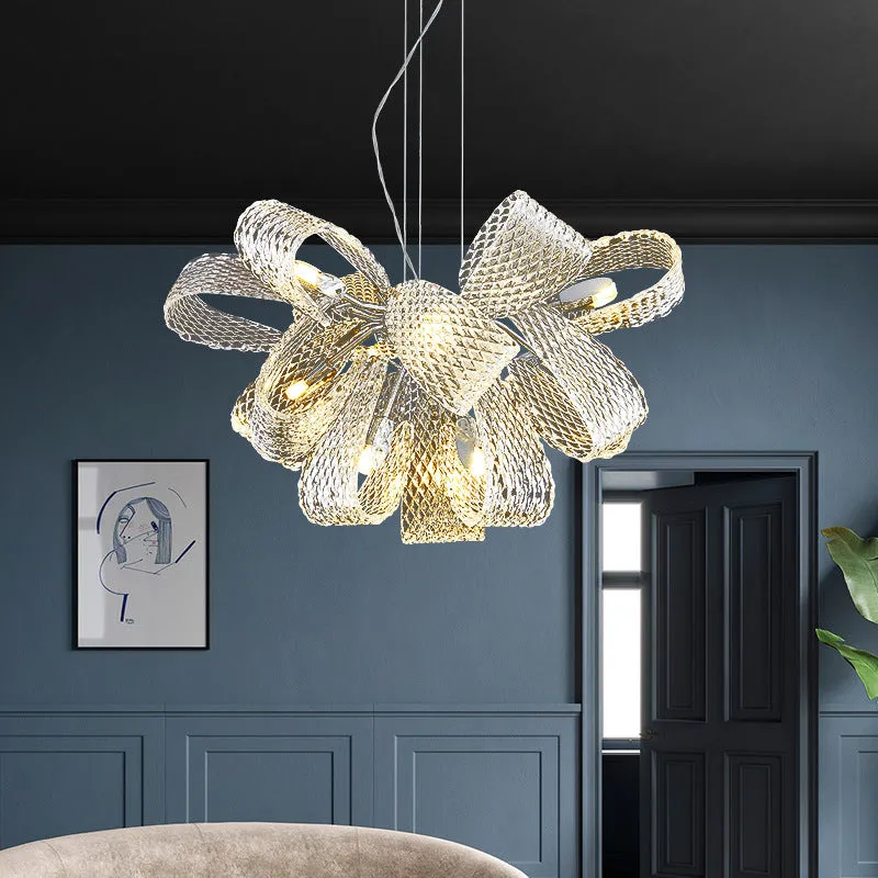 Modern Round Glass Chandelier