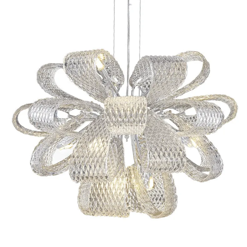 Modern Round Glass Chandelier