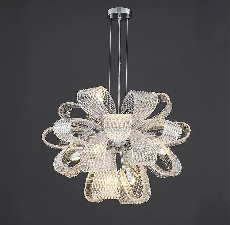 Modern Round Glass Chandelier