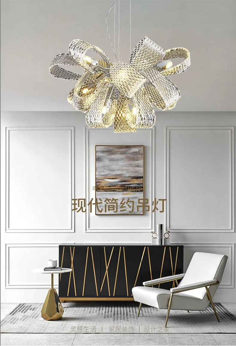 Modern Round Glass Chandelier
