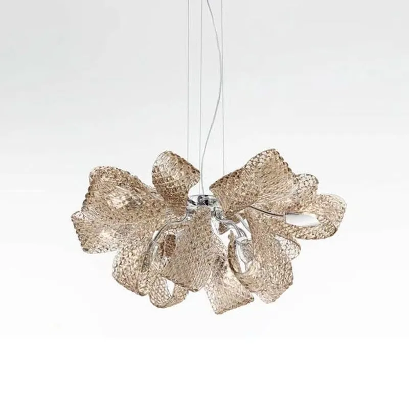 Modern Round Glass Chandelier