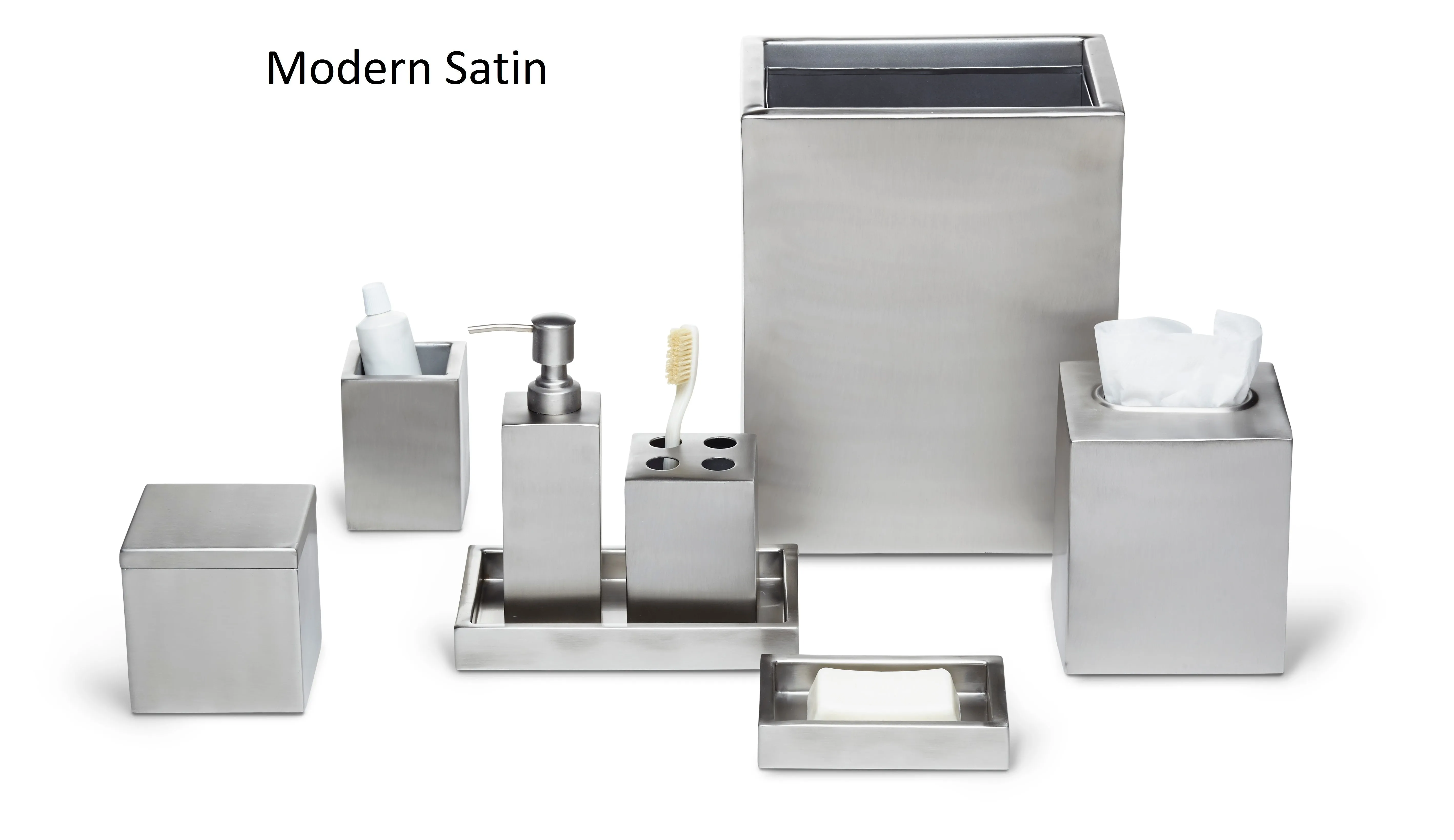 Modern Satin Soap Dish