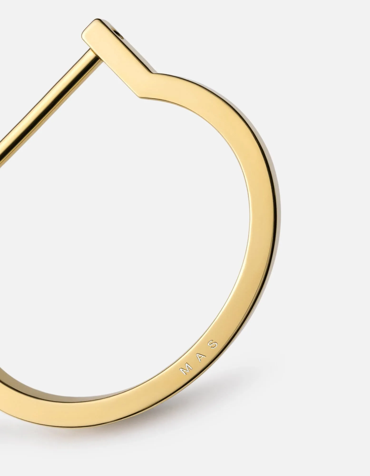 Modern Screw Cuff, Gold