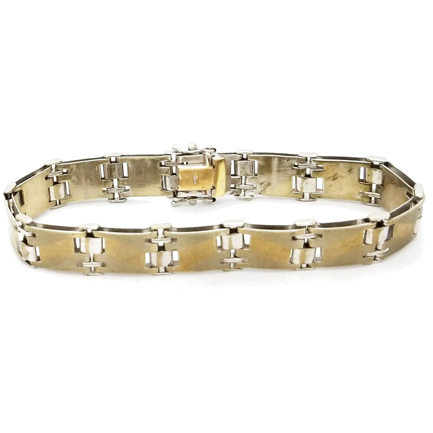 Modern Solid Bracelet (14K)