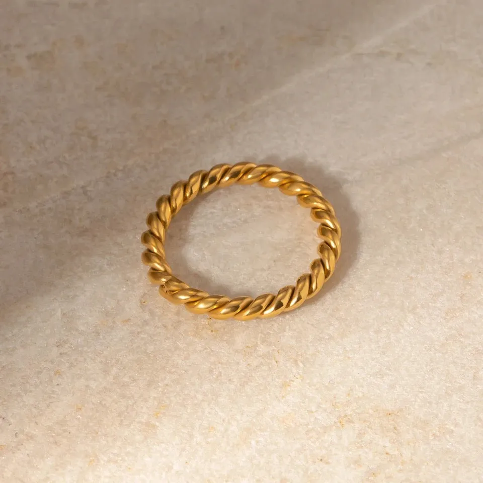 Modern Twist Ring