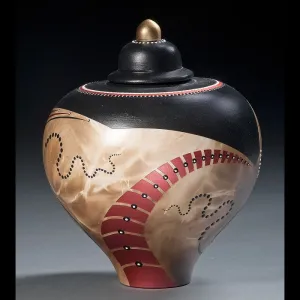 Moderne Covered Jar