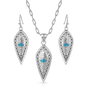 Montana Silversmith Beholder's Eye Scalloped Opal Jewelry Set