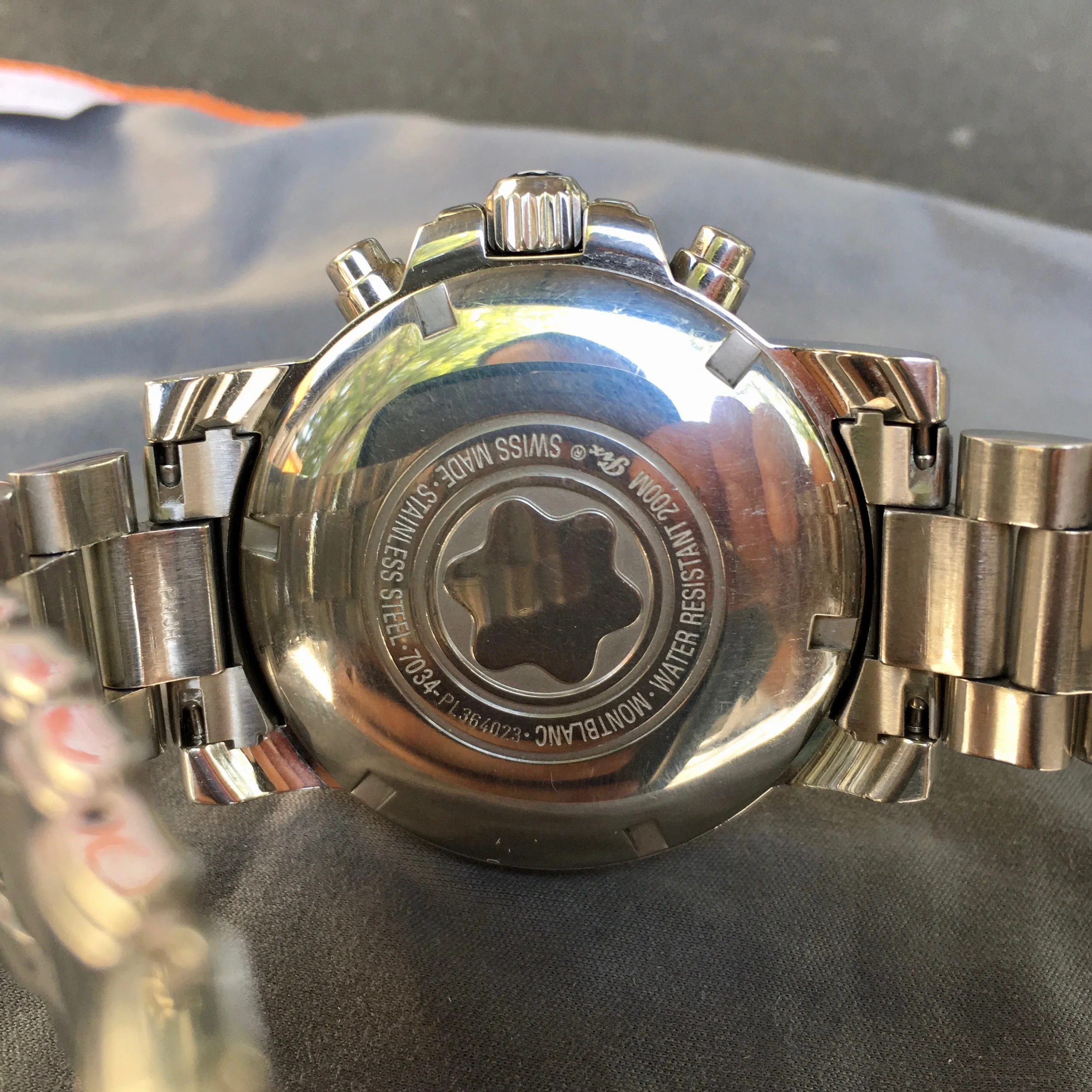 Montblanc Meisterstuck 7034 Chronograph Stainless Steel Automatic 42mm Wristwatch