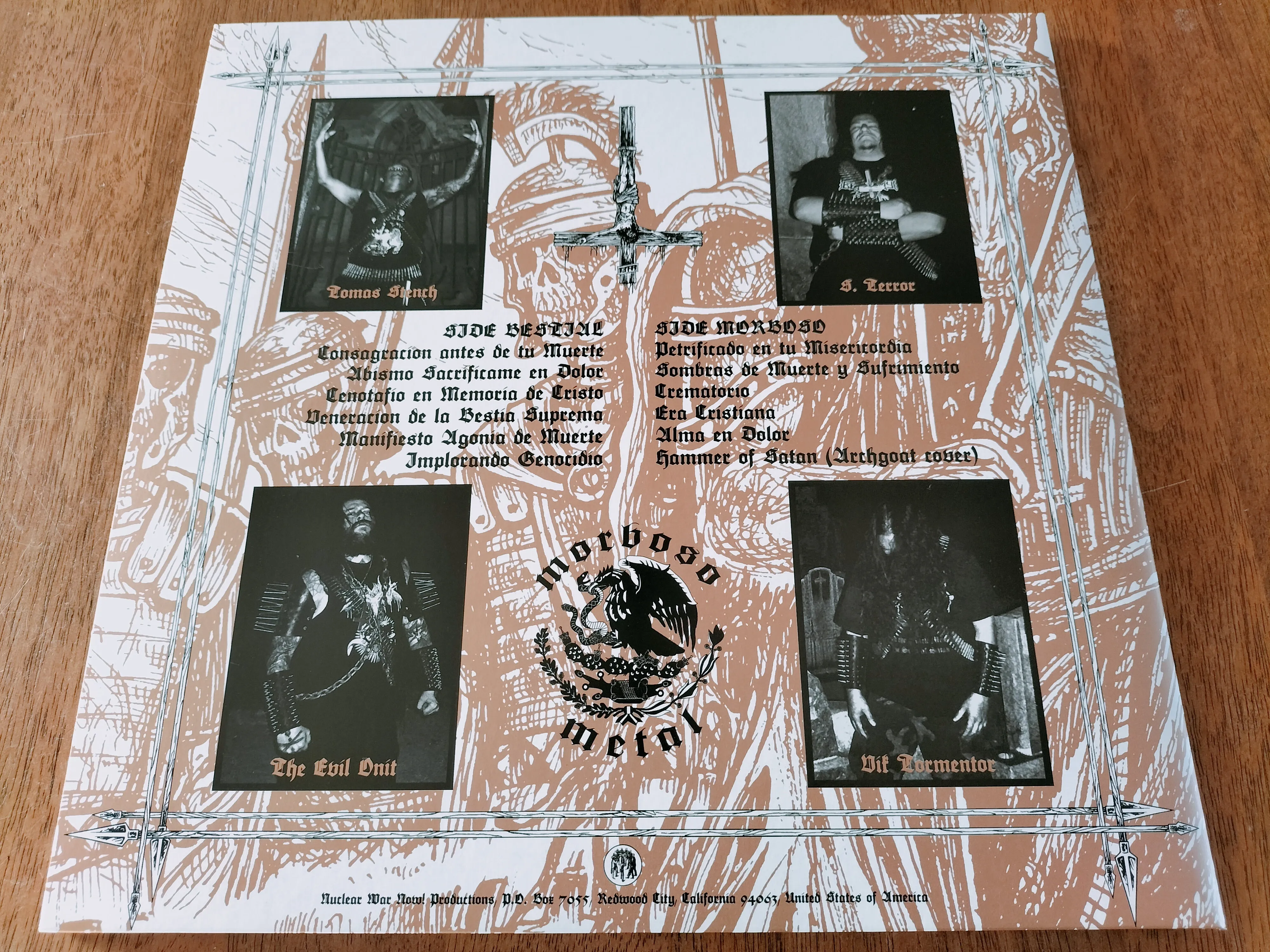 MORBOSIDAD - Muerte de Cristo en Golgota LP