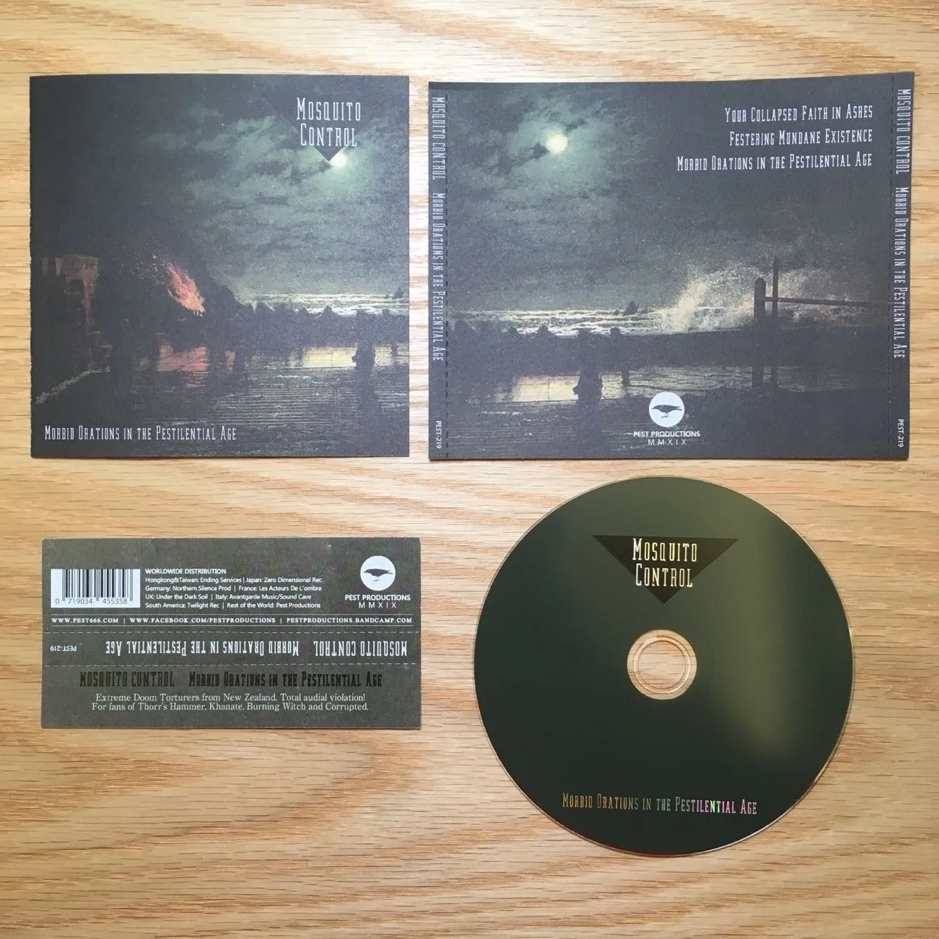 MOSQUITO CONTROL (NZ) - Morbid Orations in the Pestilential Age CD