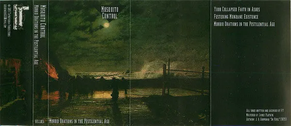 MOSQUITO CONTROL (NZ) - Morbid Orations in the Pestilential Age TAPE