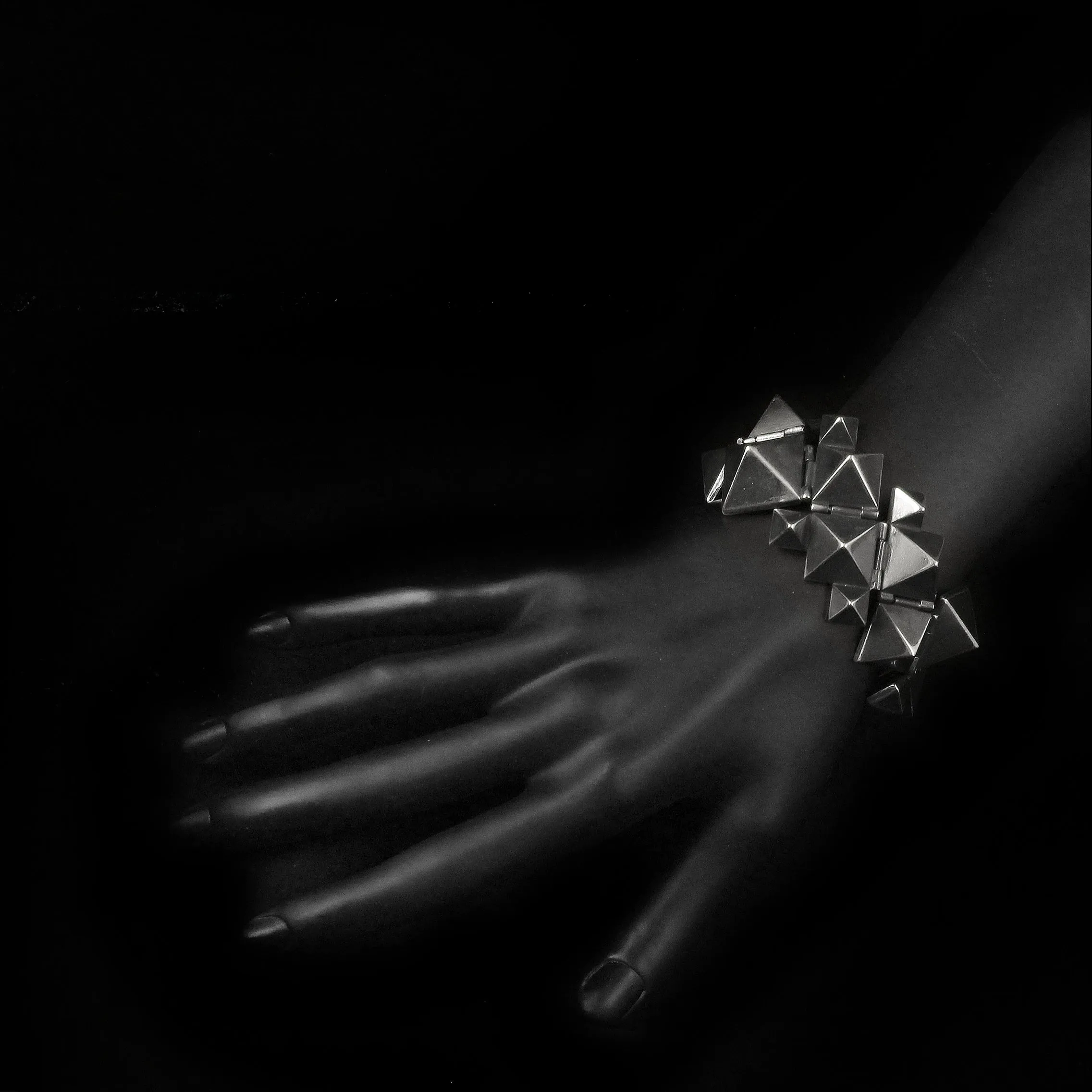 Multi-Pyramid Stud Bracelet