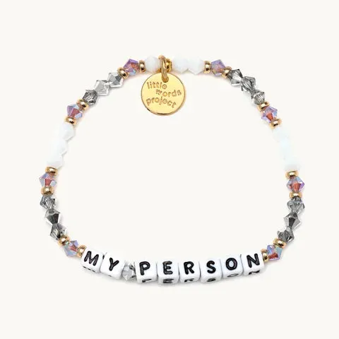 MY PERSON BEADED BRACELET