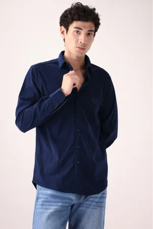 Navy Casual Shirt
