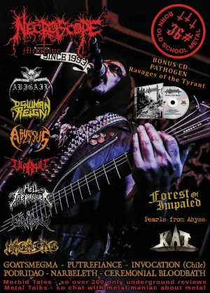 NECROSCOPE METALZINE #36   CD