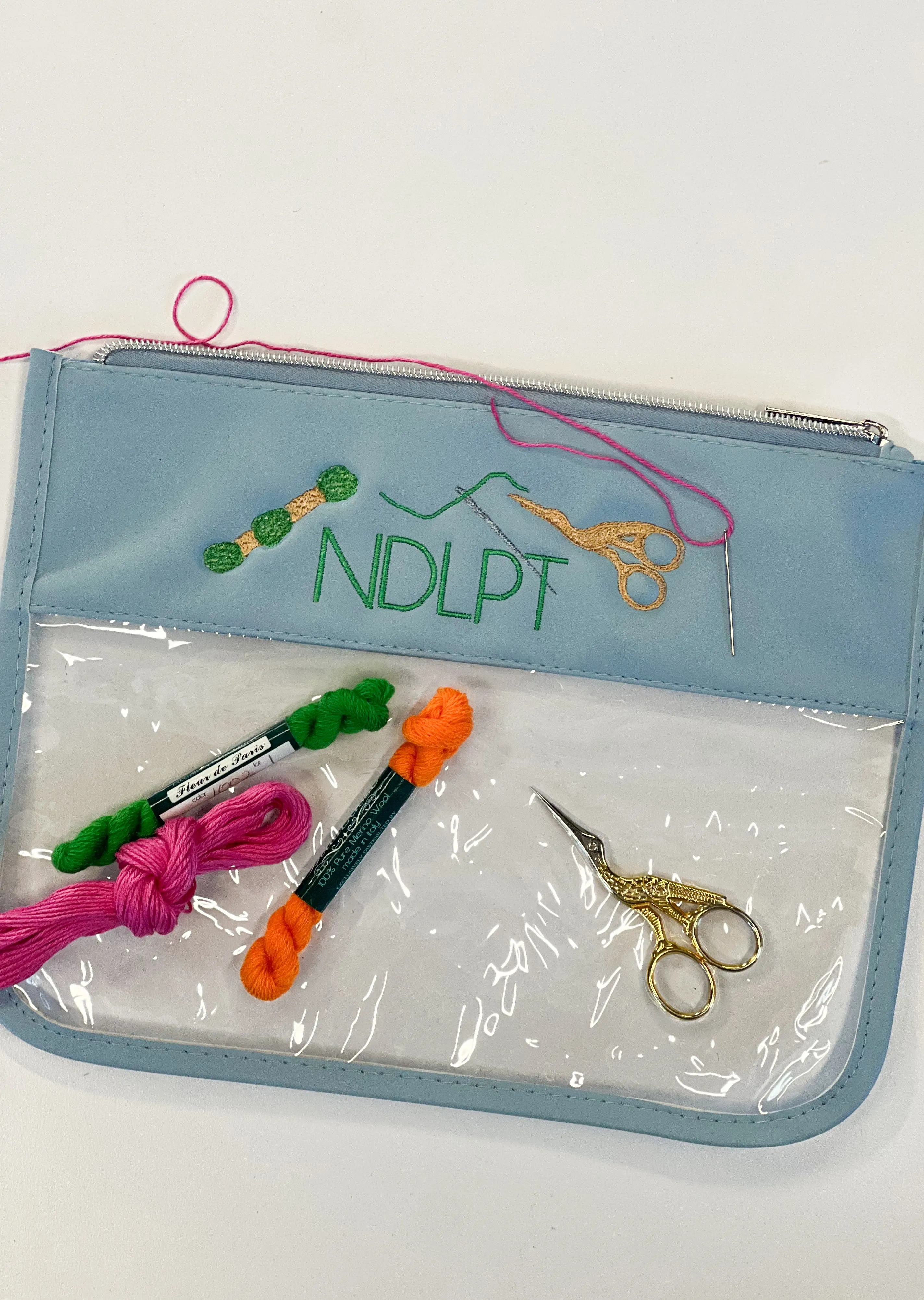 Needlepoint Project Pouch