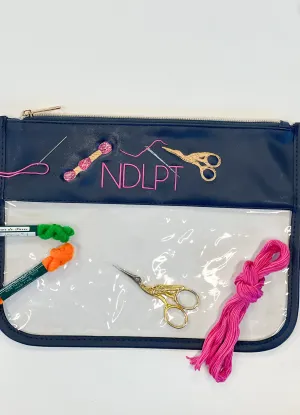 Needlepoint Project Pouch
