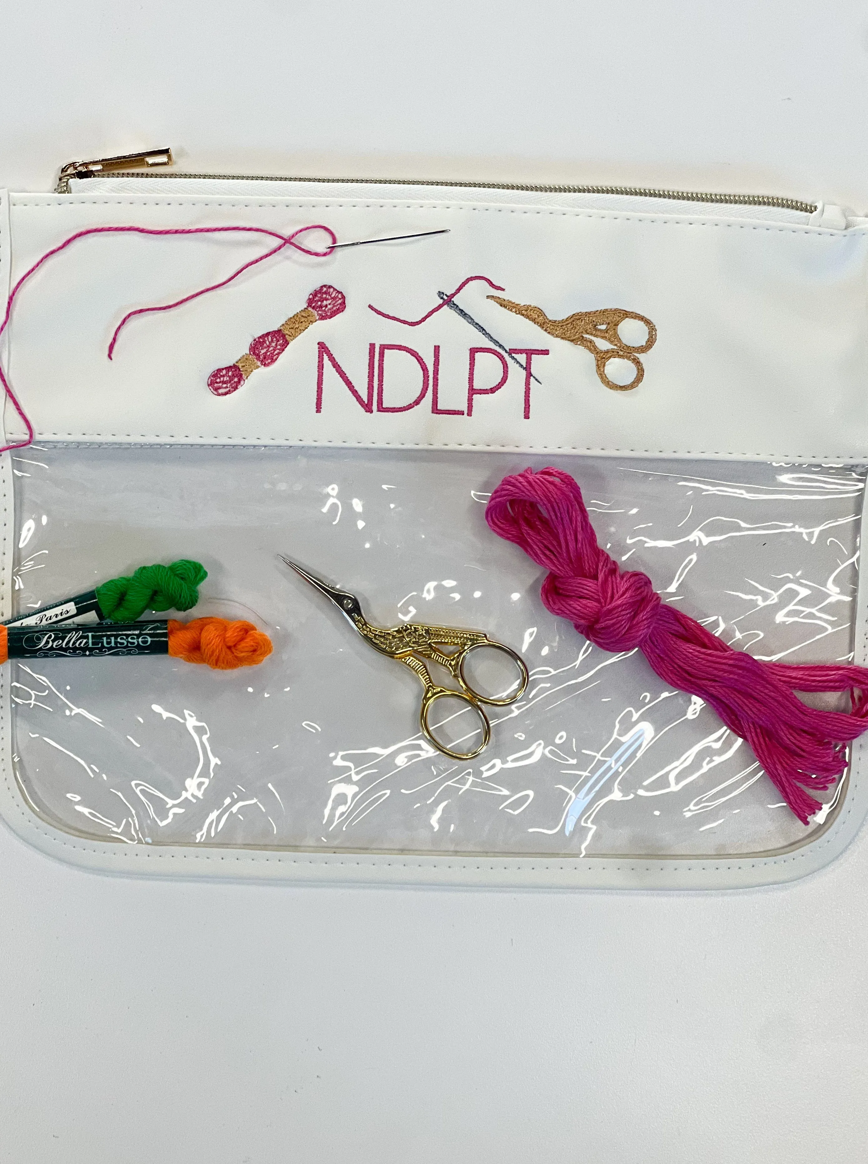 Needlepoint Project Pouch