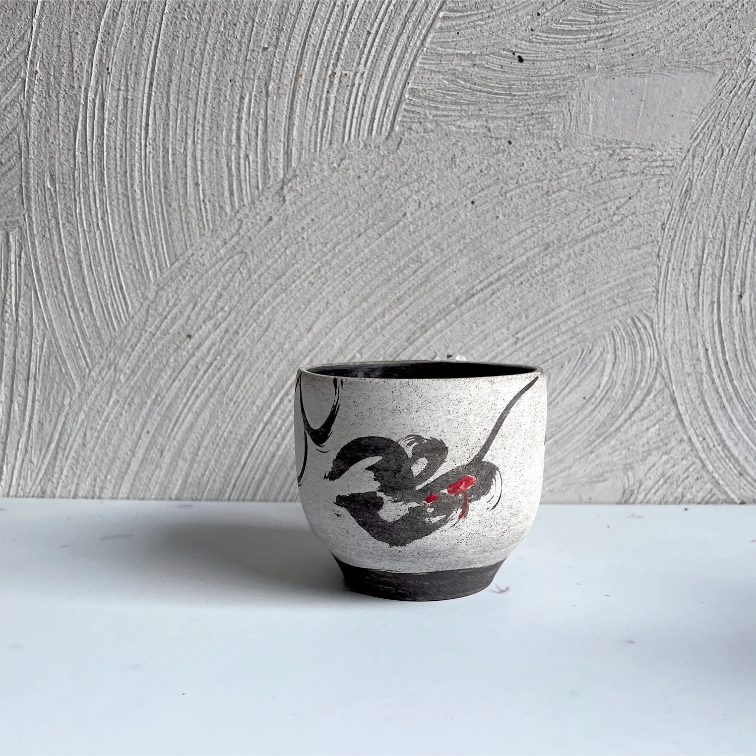 NEW! Flower Mug with Red by SRS Ceramics