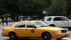 New York City Cabs & Traffic at Central Park West