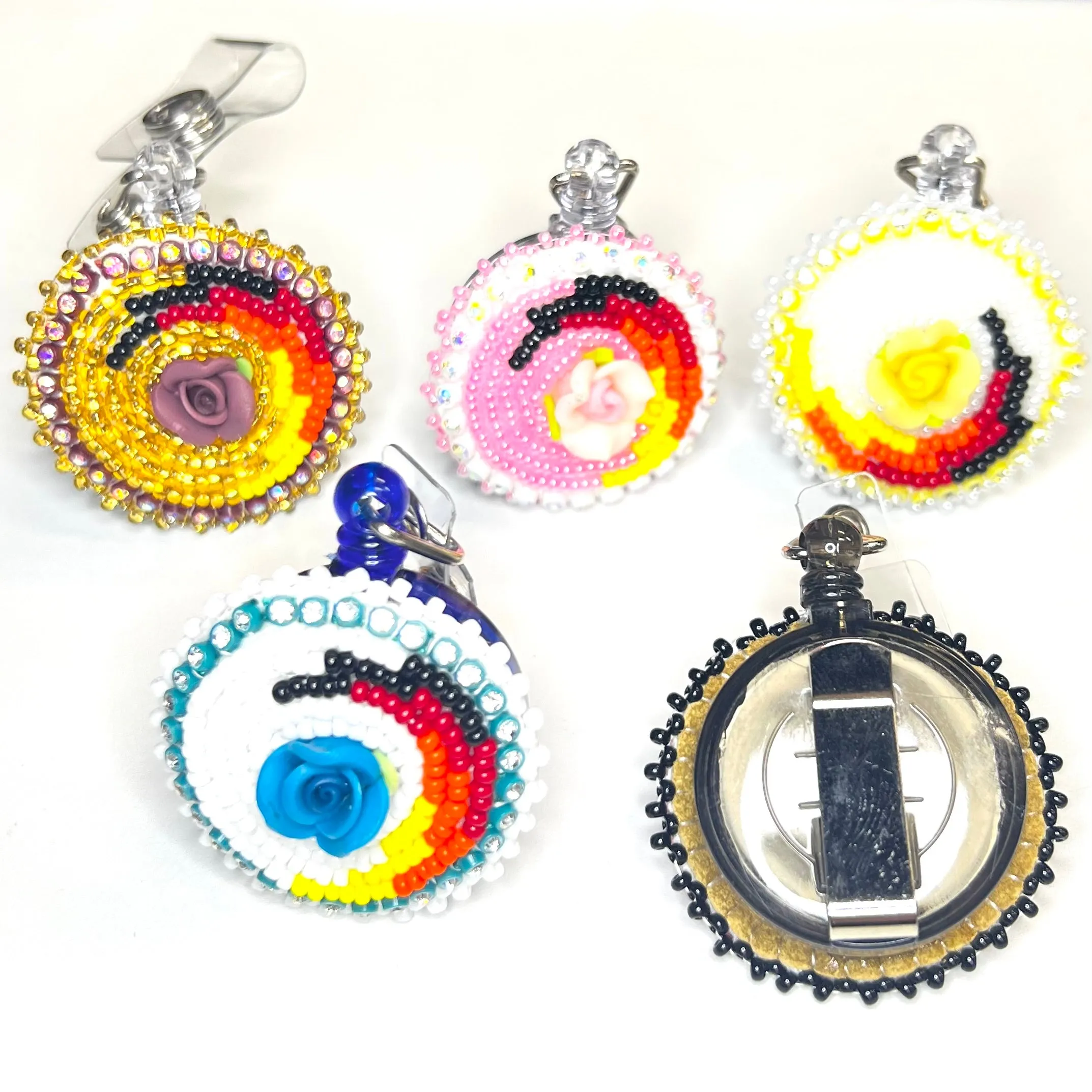 NF Beaded Badge Reel