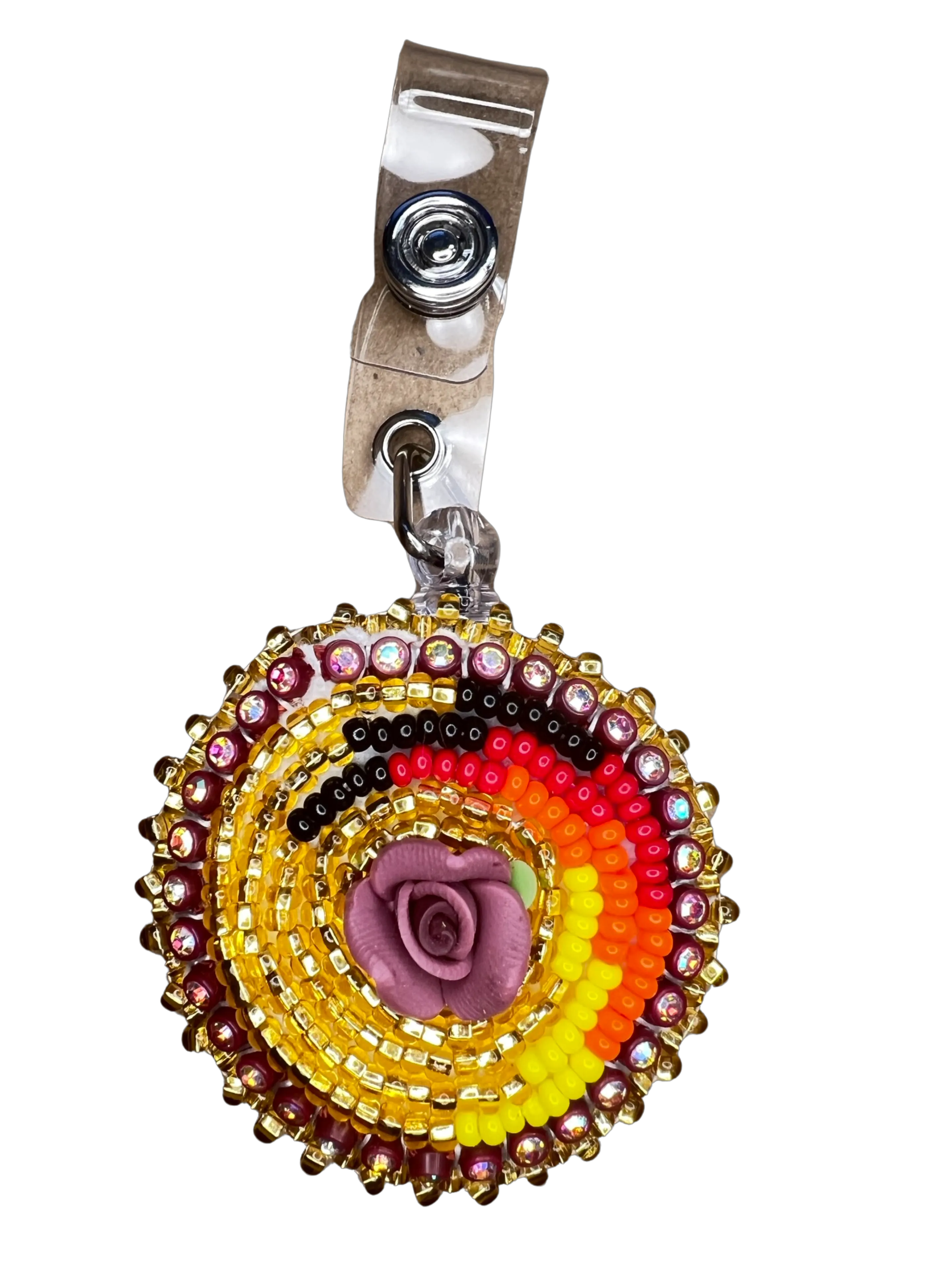 NF Beaded Badge Reel