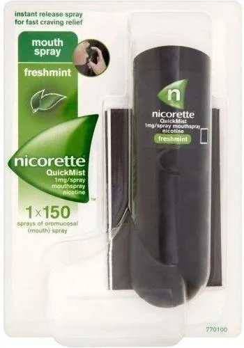 Nicorette QuickMist Freshmint Mouthspray 1mg 1x150 Sprays