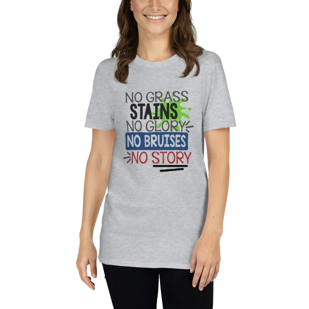No Grass No Glory Adult Short-Sleeve Unisex T-Shirt