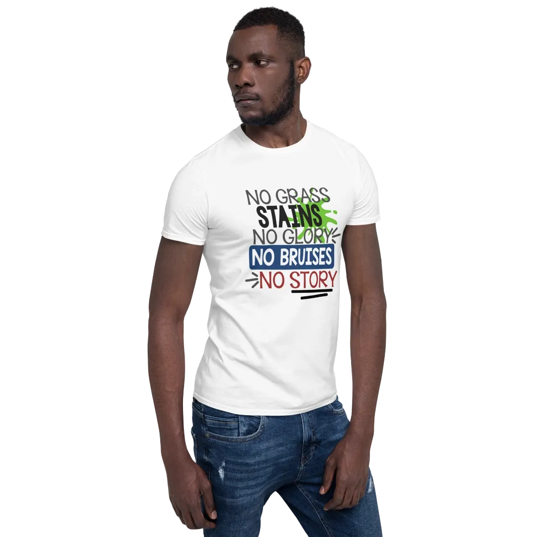 No Grass No Glory Adult Short-Sleeve Unisex T-Shirt